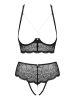 Obsessive Pearlove 2-pcs set black  XS/S