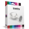 Lovetoy Rosebud Classic Metal Plug L Clear