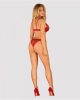 Obsessive Lonesia 2-pcs set red  S/M