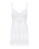 Obsessive Amor Blanco underwire chemise & tanga white  L/XL