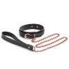 NS Toys Bondage Couture - Collar and Leash - Black