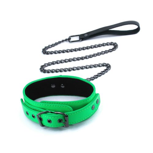 NS Toys Electra - Collar & Leash - Green