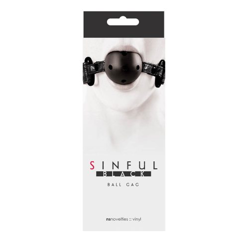 NS Toys Sinful Ball Gag Black