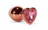 X-Men X-MEN Secret Shine Metal Butt Plug Rose Gold Heart L