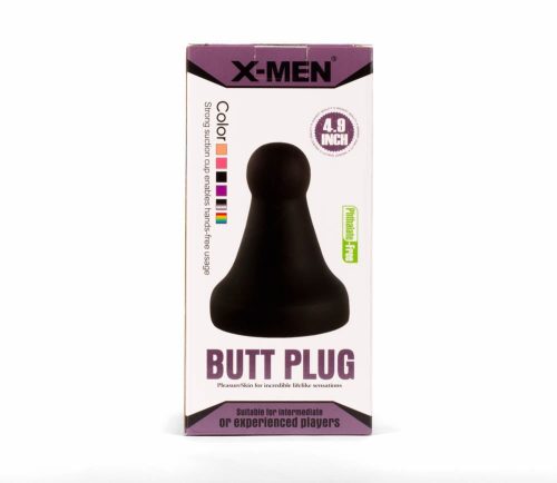 X-Men X-MEN 4.8" Butt Plug Black