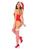 Obsessive Kissmas teddy red XS/S