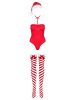 Obsessive Kissmas teddy red XS/S