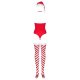 Obsessive Kissmas teddy red M/L