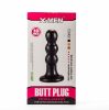 X-Men 10" Extra Girthy Butt Plug Fekete V