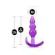 Blush B YOURS TRIPLE BEAD ANAL PLUG PURPLE