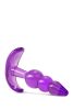 Blush B YOURS TRIPLE BEAD ANAL PLUG PURPLE