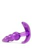 Blush B YOURS TRIPLE BEAD ANAL PLUG PURPLE