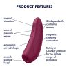 Satisfyer Curvy 1+ (Rose Red)