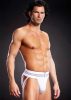 Blue Line Microfiber Jock Strap White S/M