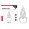 Lovetoy Power Clit Silicone Cockring White