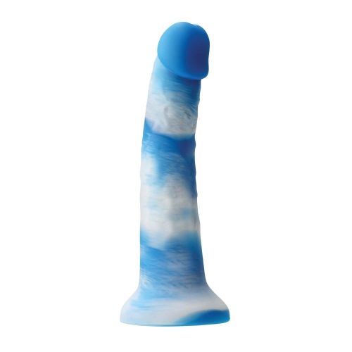 Outlet Colours - Pleasures - Yum Yum  8" Dildo - Blue