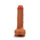 Outlet X-MEN 8.3 inch Double Layer Silicone Dildo Brown