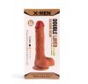 Outlet X-MEN 8.3 inch Double Layer Silicone Dildo Brown