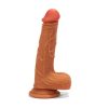 Outlet X-MEN 8.3 inch Double Layer Silicone Dildo Brown