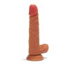 Outlet XMEN 7.6 inch Double Layer Silicon Dildo Brown