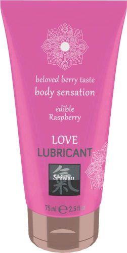 Shiatsu Love sikosító edible - Raspberry 75ml