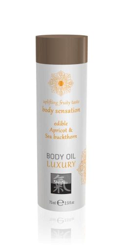 Shiatsu Luxury body oil edible - Apricot & Sea Buckthorn 75ml