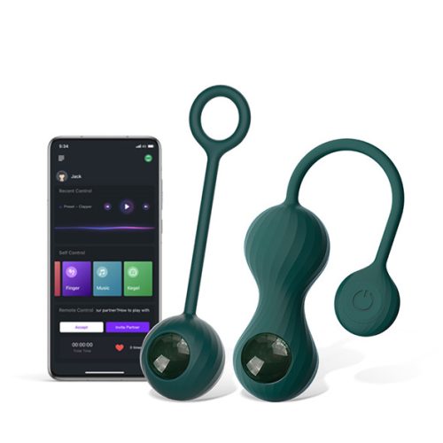 Magic Motion - Crystal Duo intelligens Kegel vibrátor súlykészlettel