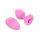 B-Vibe - Vibrating Heart Plug S/M Pink