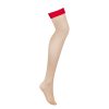 Obsessive - S814 Stockings Red L/XL