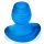 Oxballs - Glowhole-1 Hollow Buttplug with Led Insert Blue Morph Small