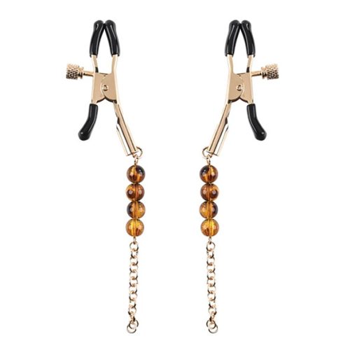 Sportsheets - Amber Beaded Nipple Clamps