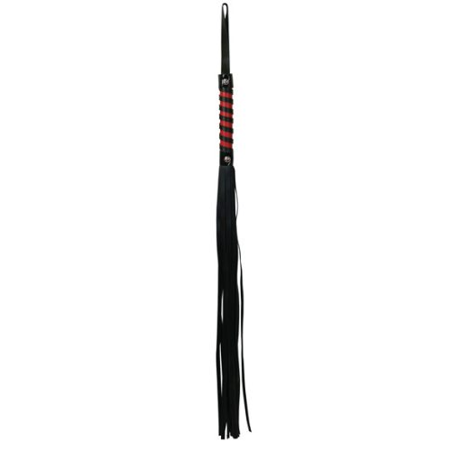 Sportsheets - Sex & Mischief Red & Black Stripe Flogger