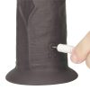 Lovetoy 8'' Dual Layered Silicone Rotator Brown