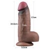 Lovetoy 9.5'' Dual Layered Silicone Cock XXL