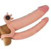 Lovetoy Add 1" Vibrating Double Penis Sleeve