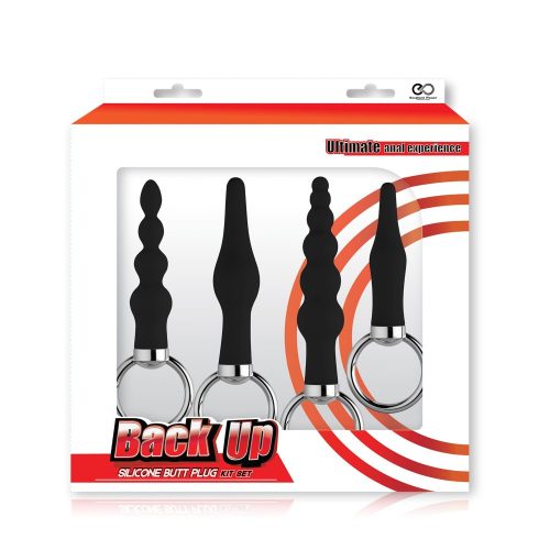 BACK UP BUTT PLUG KIT BLACK