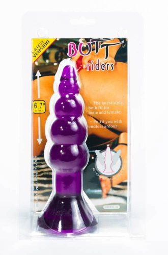 Joy Butt Riders Anal Plug Purple