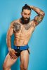 Cut4Men C4M - Rugby Jockstrap-ElectricBlue-L