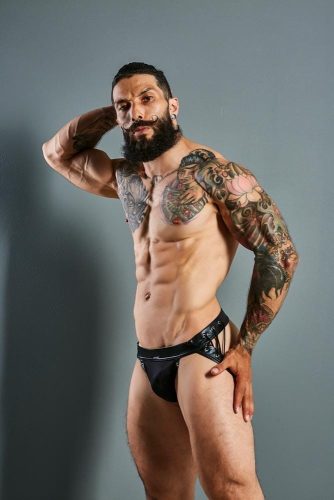 Cut4Men C4M-Desire Jockstrap-Blackskaï-L