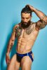 Cut4Men C4M-Desire Jockstrap-BlueLeatherette-L