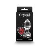 NS Toys Crystal - Desires - Red Heart - Medium