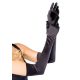 Leg Avenue Extra Long Satin Gloves, black, O/S