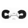 Fetish Pleasure Fluffy Hand Cuffs Black