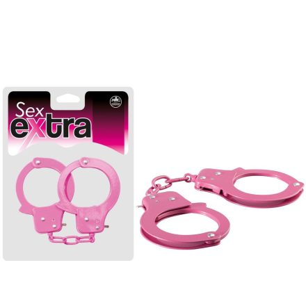 SEX EXTRA - METAL CUFFS PINK