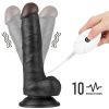 Lovetoy Vibrating Easy Strapon Set 7.5" Black