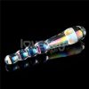 Twilight Gleam Glass Dildo- Rising Ripples