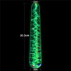 mh protect Glow-in-the-dark Twilight Gleam Glass Dildo-Slim Fantasy