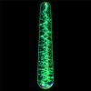 mh protect Glow-in-the-dark Twilight Gleam Glass Dildo-Slim Fantasy