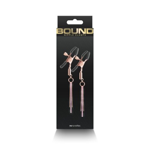 Bound - Nipple Clamps - D3 - Rose Gold