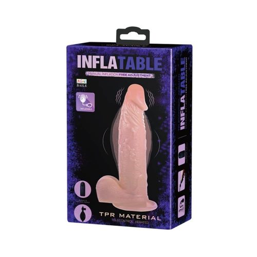 Inflatable Dildo 7,5" Flesh